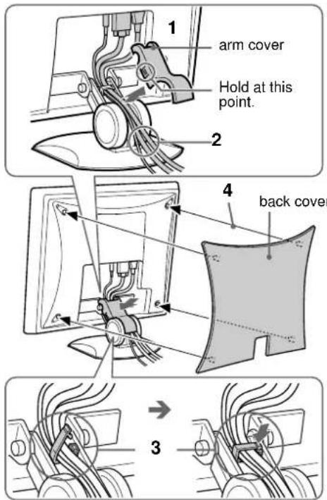 SONY SDMX72 - Setup 5: Bundle the cords and cables - 1