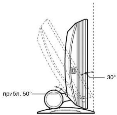 SONY SDMX72 - Подготовка к работе 7: Регулировка наклона и высоты - 1