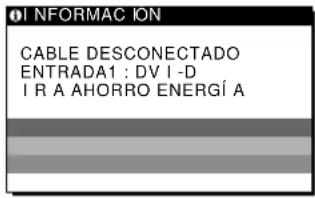 SONY SDMX72 - Si CABLE DESCONECTADO aparece en pantalla - 1