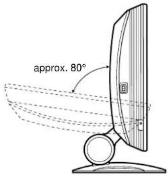 SONY SDMX72 - Setup 7: Adjusting the tilt and height - 2