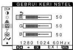 SONY SDMX72 - De kleurtemperatuur nauwkeurig regelen (GEBRUIKERINSTEL) - 1