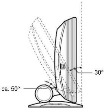 SONY SDMX72 - Schritt 7: Einstellen von Neigung und Höhe - 1