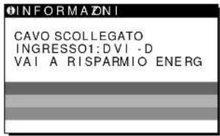 SONY SDMX72 - Se sullo schermo appare il messaggio CAVO SCOLLEGATO - 1