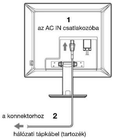 SONY SDMS53 - lépés: Csatlakoztassa a tápkábelt - 1