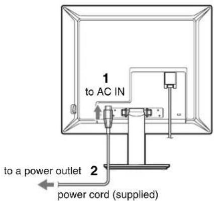 SONY SDMS53 - Setup 2: Connect the power cord - 2