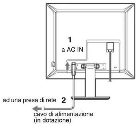 SONY SDMS53 - Installazione 2: Collegamento del cavo di alimentazione - 2