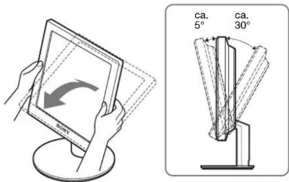 SONY SDMS53 - Nastavit. 5:Nastavitev naklona - 1