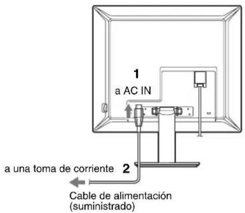 SONY SDMS53 - Configuración 2: Conexión del cable de alimentación - 2