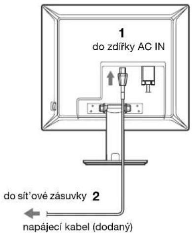 SONY SDMS53 - Instalace 2: Připojte napájecí kabel - 1