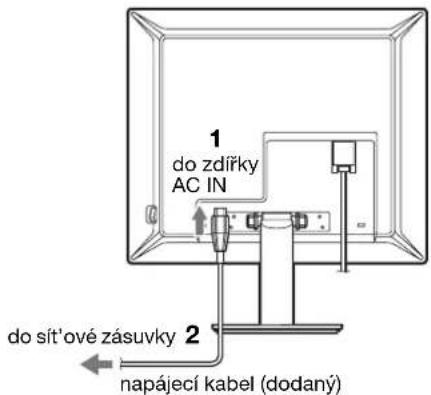 SONY SDMS53 - Instalace 2: Připojte napájecí kabel - 2