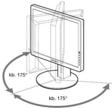 SONY SDMS53 - lépés: A dőlésszög beállítása - 2