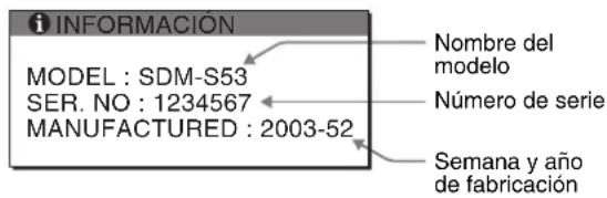 SONY SDMS53 - Problemas y soluciones - 2
