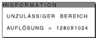 SONY SDMS53 - Wenn „AUFLÖSUNG > 1280 × 1024“ auf dem Bildschirm erscheint (SDM-S73/S93) - 1