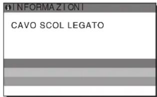 SONY SDMS53 - Se sullo schermo appare il messaggio "CAVO SCOLLEGATO" - 1