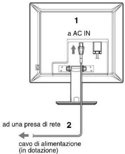 SONY SDMS53 - Installazione 2: Collegamento del cavo di alimentazione - 1