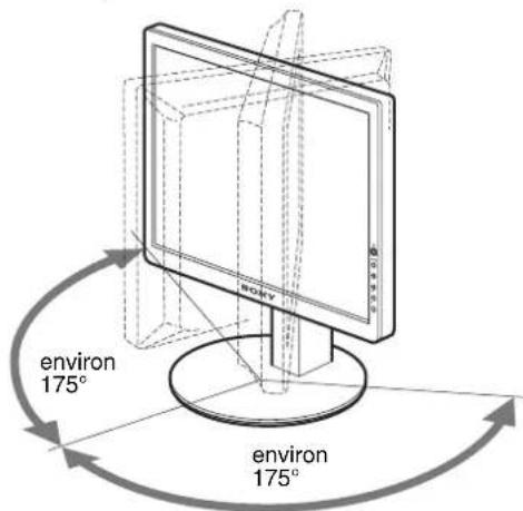 SONY SDMS53 - Installation 5 : Réglage de l'inclinaison - 2