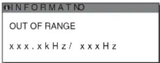 SONY SDMS53 - Pokud se zobrazí zpráva „xxx.x kHz/xxx Hz“ - 1