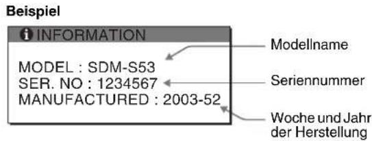 SONY SDMS53 - Fehlersymptome und Abhilfemaßnahmen - 2