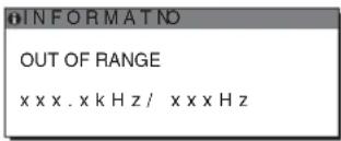 SONY SDMS53 - If "xxx.x kHz/xxx Hz" is displayed - 1