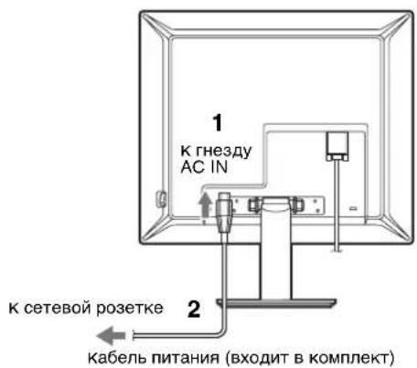 SONY SDMS53 - Подготовка к работе 2: Подсоединение кабеля питания - 2