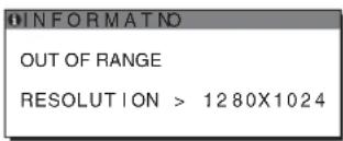 SONY SDMS53 - Če se prikaže »xxx.x kHz/xxx Hz« - 2