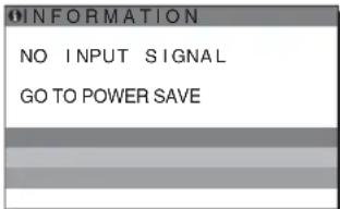 SONY SDMS53 - Pokud se na obrazovce zobrazí zpráva „NO INPUT SIGNAL“ - 1