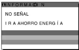 SONY SDMS53 - Si "NO SEÑAL" aparece en pantalla - 1