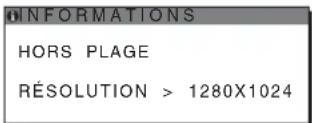 SONY SDMS53 - Si « xxx.xkHz/ xxxHz » est affiché - 2