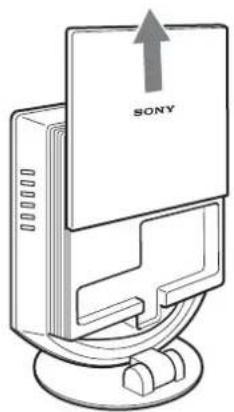 SONY SDMHX95 - Skjut app det bakre skyddet. - 1
