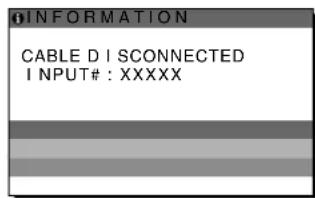 SONY SDMHX95 - Jesli na ekranie pojawia sie komunikat „CABLE DISCONNECTED": - 1