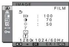 SONY SDMHX95 - ■ Menu IMAGE - 1
