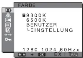 SONY SDMHX95 - Einstellen von FARBE - 1