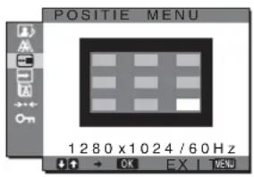 SONY SDMHX95 - POSITIE MENU menu - 1