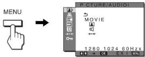 SONY SDMHX95 - Wyswietl menu glowne. - 1