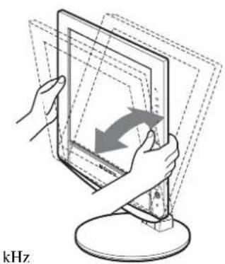 SONY SDMHX95 - Inställning 6: Justera lutning och vridning - 1