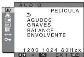 SONY SDMHX95 - ■ Menu AUDIO - 1
