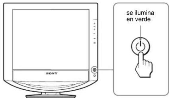 SONY SDMHX95 - Paso 5: Encendido del monitor y el ordinador - 1