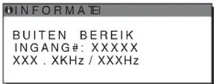SONY SDMHX95 - Als "xxx.x kHz / xxx Hz" wordt weergegeben - 1