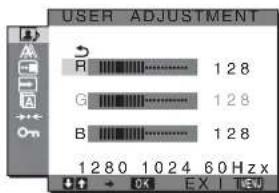 SONY SDMHX95 - Press the / buttons to select "CONTRAST" and press the OK button. - 3