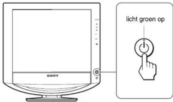 SONY SDMHX95 - Installing 5: De monitor en de computer aanzetten - 1