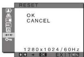 SONY SDMHX95 - RESET nabídka (vynulováni na výchoźnastaveni) - 1
