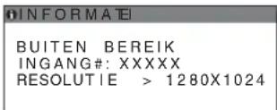 SONY SDMHX95 - Als "RESOLUTIE >1280× 1024 wordt weergegeven - 1