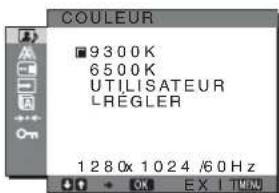 SONY SDMHX95 - Ajustement de COULEUR - 1