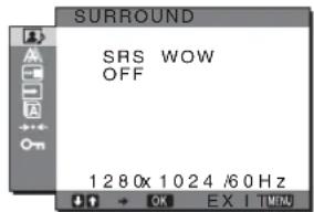 SONY SDMHX95 - Press the / buttons to select the desired mode and press the OK button. - 1