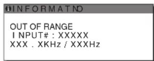 SONY SDMHX95 - Jesli wyswietlony zostanie komunikat „xxx.x kHz / xxx Hz" - 1