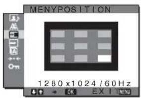SONY SDMHX95 - Menyn MENYPOSITION - 1