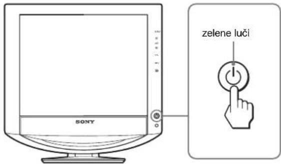 SONY SDMHX95 - Nastavitev 5:Vklopite monitor in računalnik - 1