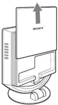 SONY SDMHX95 - Deslice la cubierta posterior hacía arriba. - 1