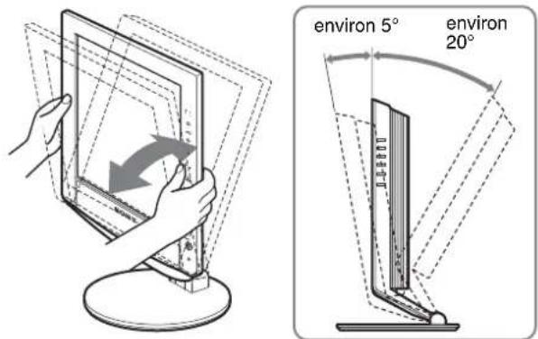 SONY SDMHX75 - Installation 6 :Réglez l'orientation et l'inclinaison - 1