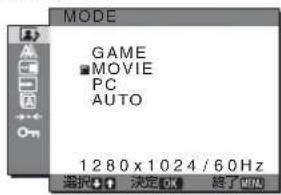 SONY SDMHX75 - ■モードメニュー - 1